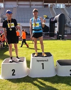 Kajaanin Urheilijoiden Jorma Kinnunen voitti Oulussa järjestetyn Terwamaratonin M65 sarjan ajalla 3.43.47